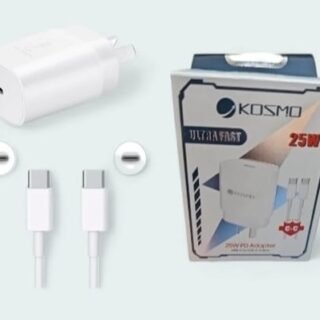 CARGADOR KOSMO 25W PD TIPO C A TIPO C KOS-25WTC