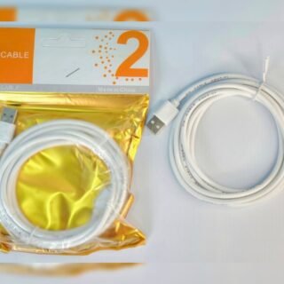 CABLE V8 BLANCO 2 MTS EN BOLSA           KR-332