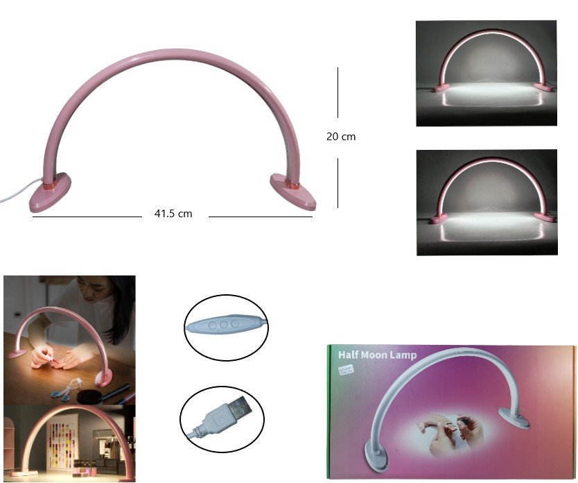 LAMPARA DE ESCRITORIO MEDIA LUNA LED-81007