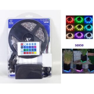 TIRA LED 50X50 RGB 5M 270 LED RL-5                LED-9726