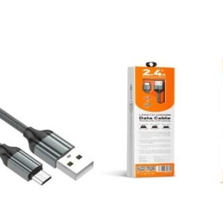 CABLE LDNIO MICRO-V8 2.4A 2MTS CARGA Y DATOS           LS432-V8