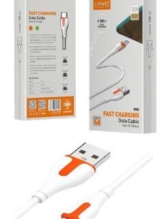 CABLE LDNIO FAST DATA 2.1A MICRO USB-V8 1MTS          LS571-V8