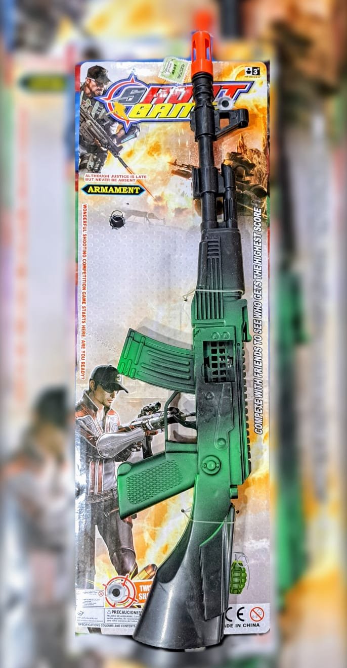 AMETRALLADORA A FRICCION EN BLISTER C/SONIDO M17-2