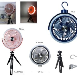 VENTILADOR MZL33-1A LEZ LED Y TRIPODE MZL33