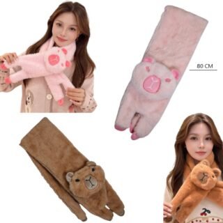 BUFANDA PELUCHE DE CAPYBARA           NK-8513