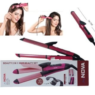 PLANCHITA 2 EN 1 LISO Y RIZADORA              NHC-1818SC