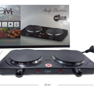 ANAFE ELECTRICO 2 HORNALLAS 2000W AF-D2