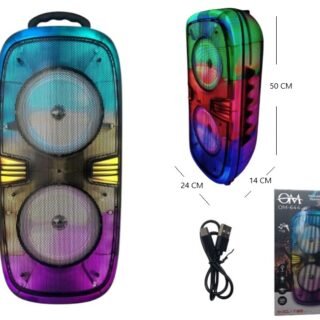 PARLANTE LED TRANSLUCIDO 6.5 PLG X 2           OM-644