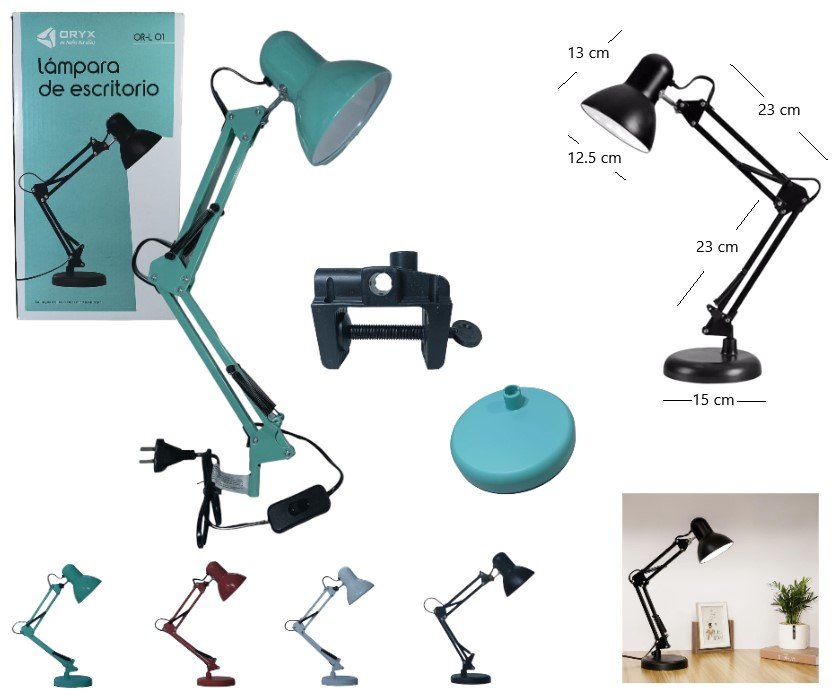 LAMPARA ARTICULADA DE ESCRITORIO OR-L01 ORL01