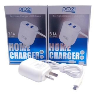 CARGADOR PRO21 3.1A V8 MICRO USB          P-31/99001