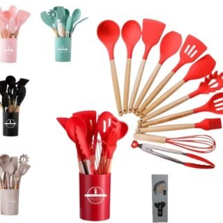 SET DE UTENSILIOS 12P DE SILICON MELECH-186 H-187