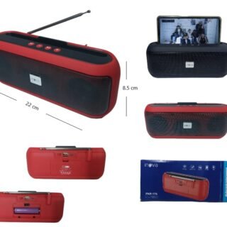 PARLANTE BT CON LUZ BT/FM/MP3 INOVA PAR-176