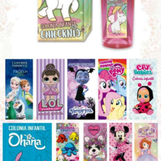 PERFUME d/TOCADOR PARA NIÑAS DE PERSONAJES 120cc             PERF-NIÑA