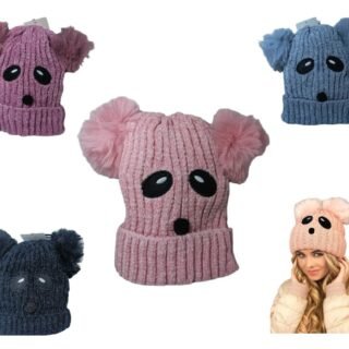 GORRO PANDA MUJER CON CORDERITO         PW-490-27