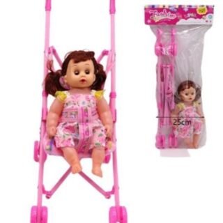 COCHE PARAGUA CON MUÑECA R999-13