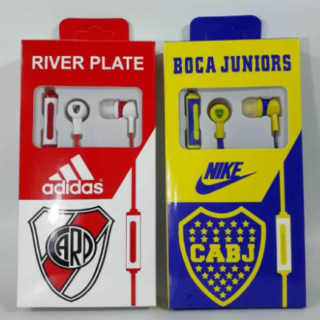 AURICULAR BOCA/RIVER MANOS LIBRES EN CAJA RAN-318