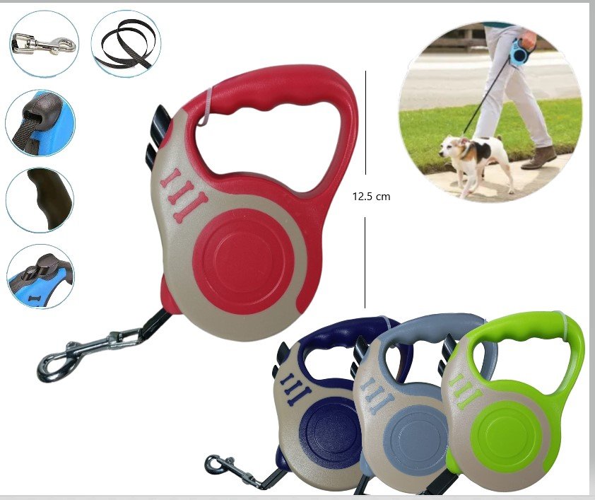 MELECH-151 CORREA PARA PERRO RETRACTIL 3M