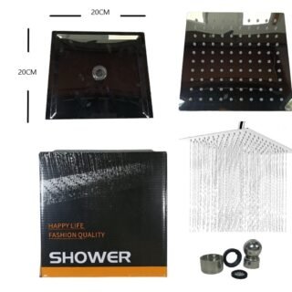 DUCHA CUADRADA 1 UND 20CM X 20CM JK-297S           S20B