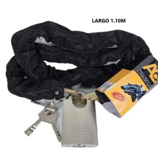 CADENA LINGA CON CANDADO PARA MOTO /BICI K24019 SG1055