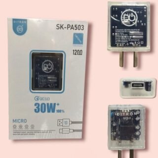 CARGADOR DITRON V8 QC3.0 1200CM - ALTA GAMA 30W SK-PA503