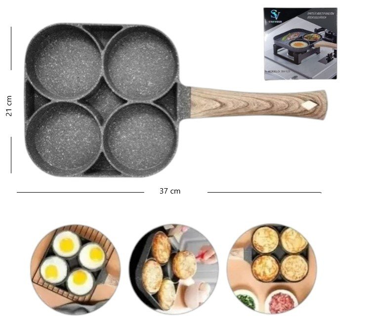 SARTEN MULTINACIONAL ROCA VOLCANICA MELECH-293