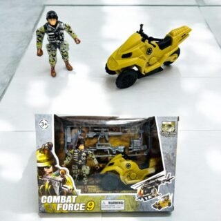 SET MILITAR CON MOTO EN CAJA         T-3686