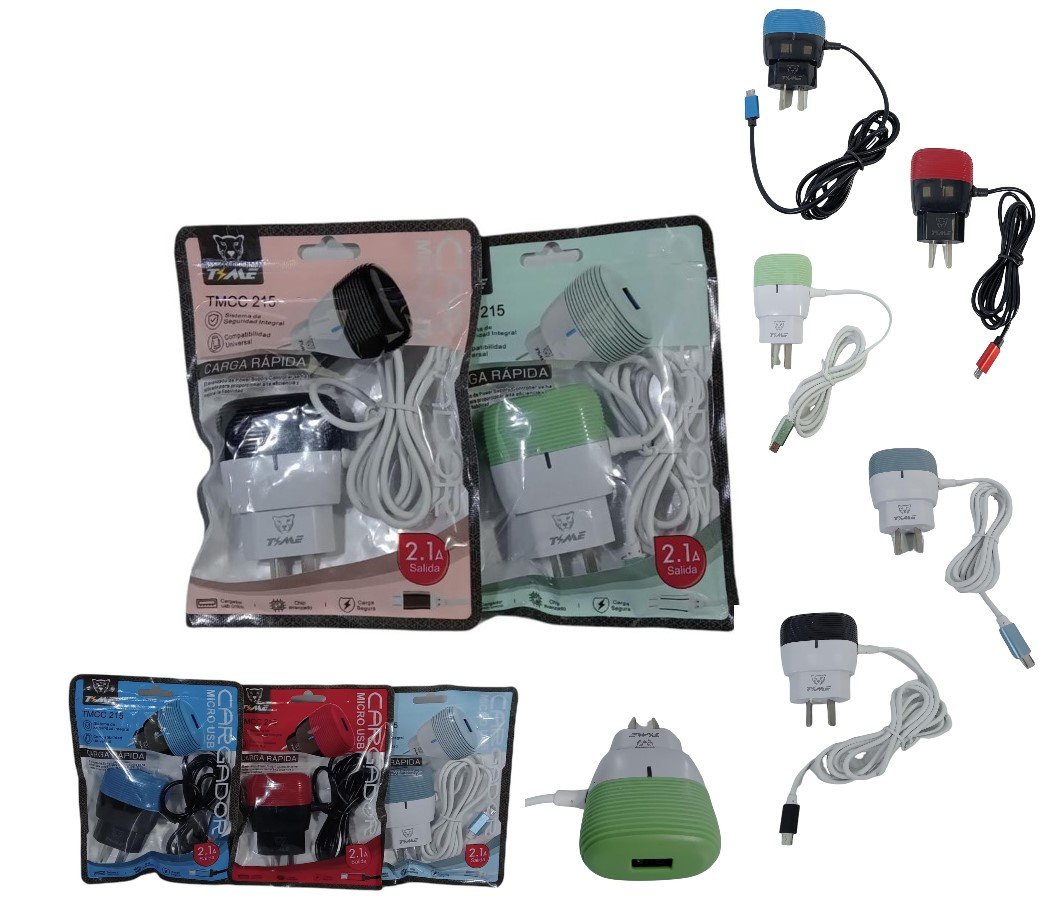 CARGADOR V8 BOLSITA TIME 2.1A TMCC219