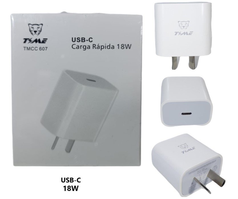 CABEZAL TIME USB SALIDA TIPO C 18W TMCC607
