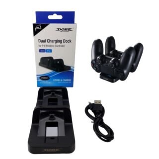 CARGADOR DE JOYSTICK PS4 X2 DOBE          TP4-002