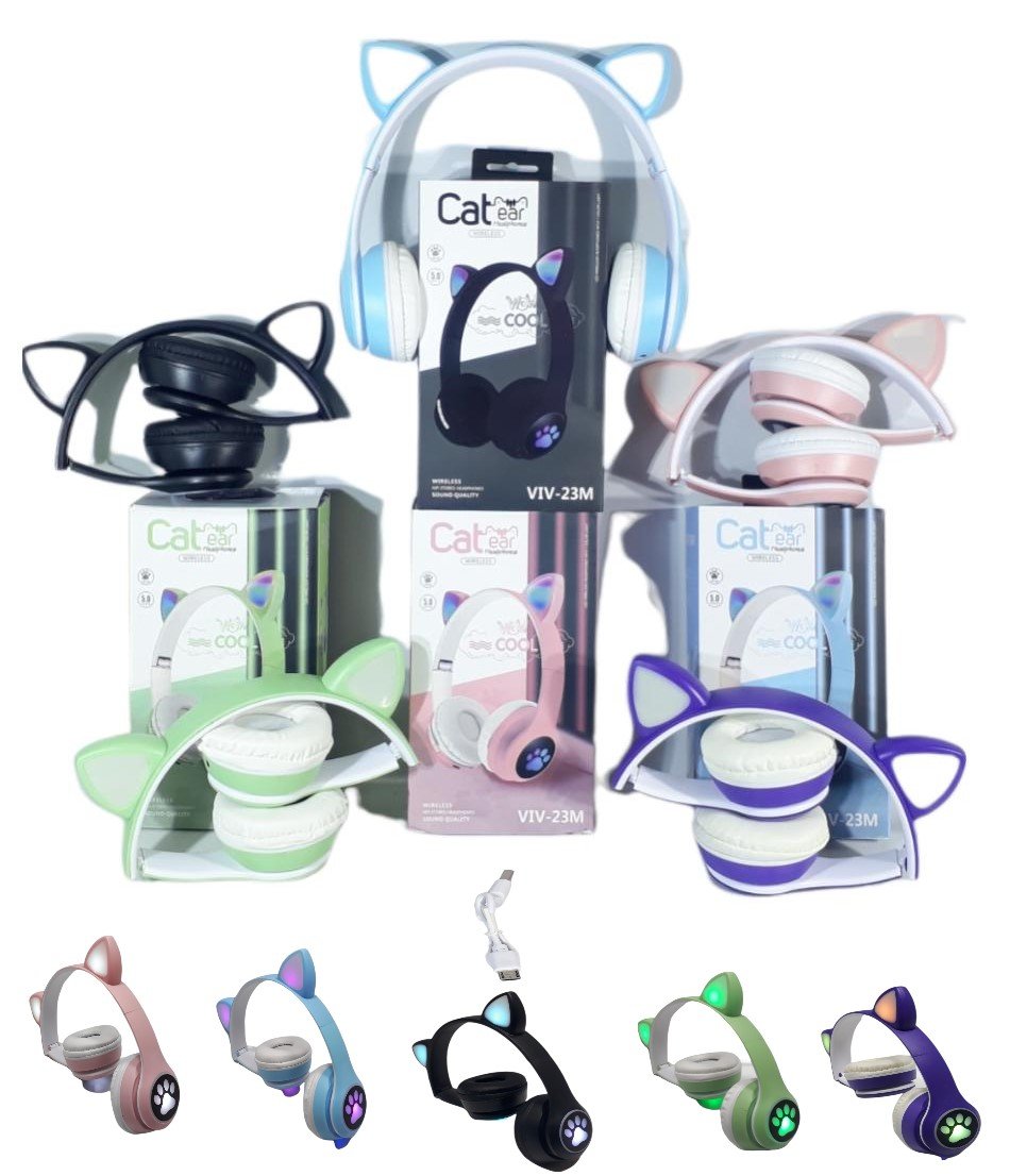 VINCHA GATITO BT CON HUELLA VIV-23M