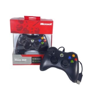 JOYSTICK XBOX 360 CON CABLE MICROSOFT (CAJA ROJA) XBOX-360