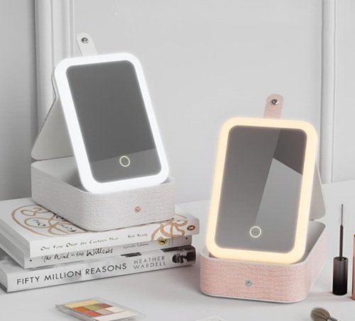 ESPEJO DE MAQUILLAJE LED TOKYO STYLE YB-007