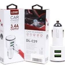 CARGADOR DE AUTO LDNIO 17W - TIPO C 3.4A 2USB DL-C29