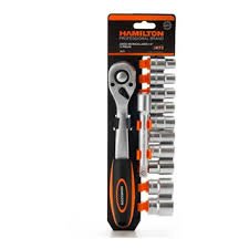 LLAVE DE TUBO X 12PC EN BLISTER CROMADA            CV-12P/AF4613