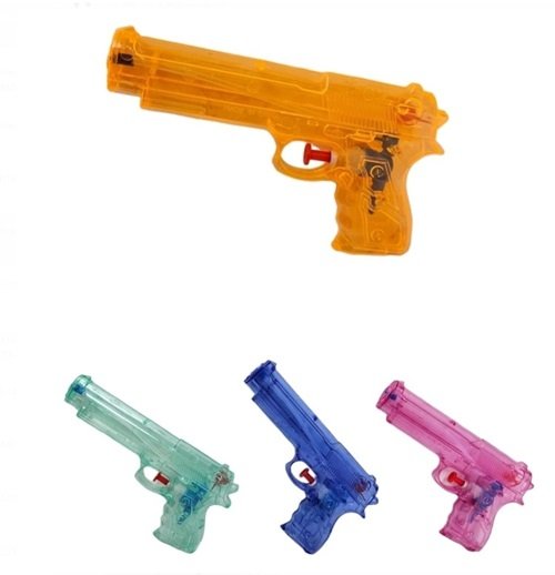PISTOLA DE AGUA TRANSPARENTE 938