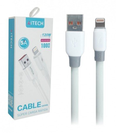 CABLE AITECH 120W LIGHTNING - IPHONE AICA181501B
