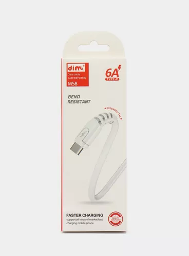 CABLE GOMA TIPO C 6A CARGA RAPIDA M-58