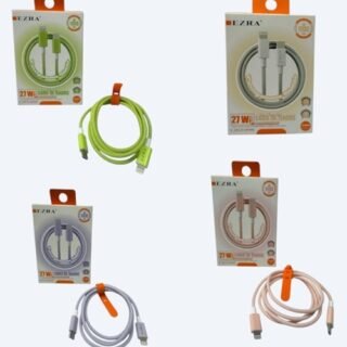 CABLE EZRA REFORZADO 27W MALLADO TIPO C A IPHONE          EZ-W154