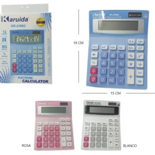 CALCULADORA KARUIDA 12 DIGITOS           KK-2100C