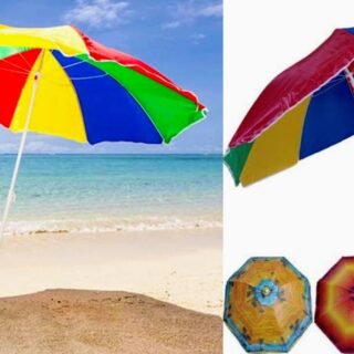 SOMBRILLA PLAYERA REFORZADA GRANDE 1M x 1.75 EXTENSIBLE        NC6074