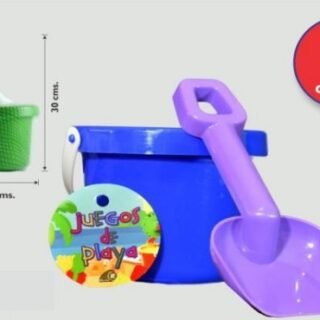 BALDE CON PALA EN RED PASTEL            Z424