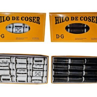 HILO SOLO NEGRO x 12 UNIDADES            Z6004/6003-1