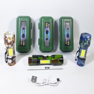 LINTERNA MINI RECARGABLE METAL 911A