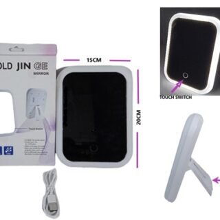 ESPEJO CON LUZ 13cm MAKEUP MIRROR            JG-002