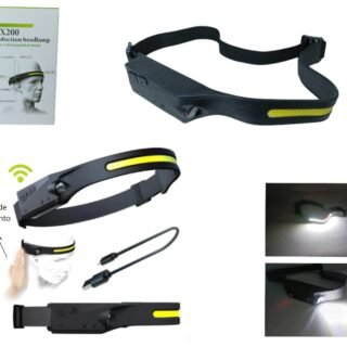 LINTERNA MINERA LED RECARGABLE CON SENSOR 3626