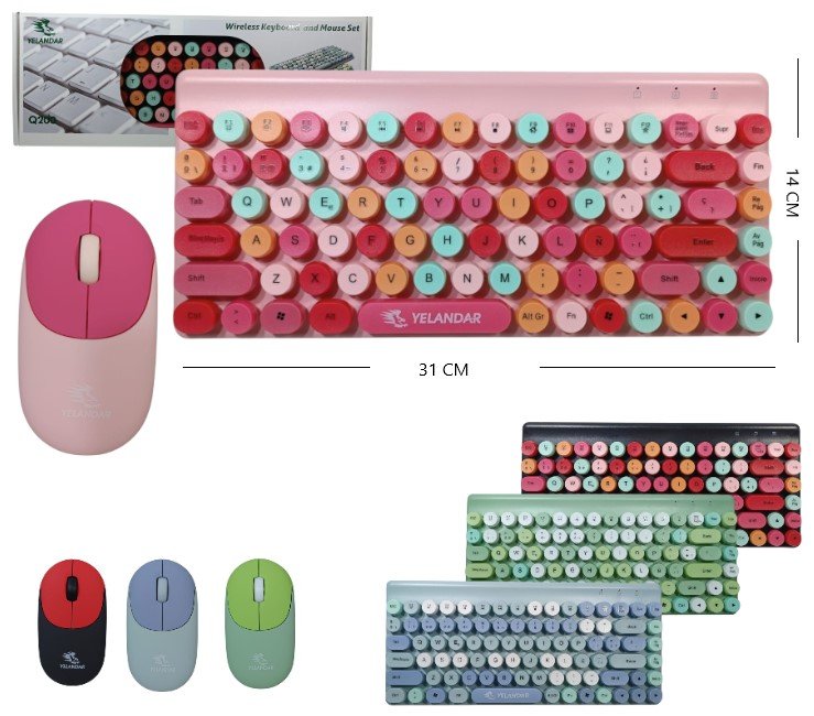 SET DE TECLADO Y MOUSE INALAMBRICO Q200