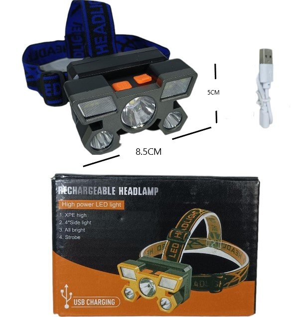 LINTERNA MINERA RECARGABLE X5- HY751 XY501 T5M