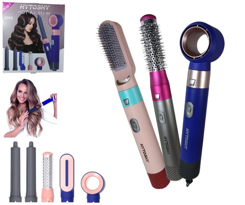 SET 5 EN 1 MOLDEADOR RIZADORA (B, R, GR)