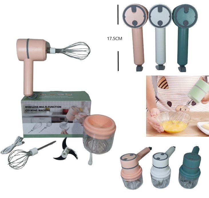 BATIDORA RECARGABLE C/PICADORA BA-172 B205