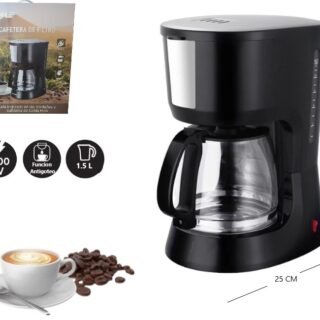 CAFETERA DE FILTRO 1.5L 1000W 12 TAZAS K-113542